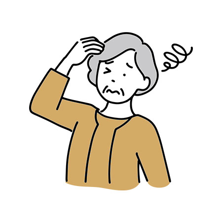 息切れする、疲れやすい、動きたくなくなる